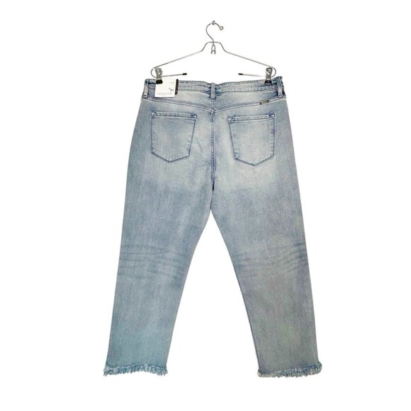 KanCan Morgana High Rise Straight Fit Leg Jeans in Light Wash - Sz 15/31 - NWT - Picture 3 of 7